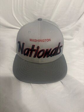 Washington Nationals Gray Snapback New Era 9Fifty Hat